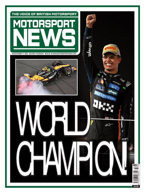 Title details for Motorsport News by Kelsey Publishing Ltd - Available
